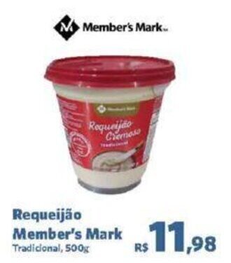 Sam's Club Requeijão Member's Mark Tradicional, 500g oferta