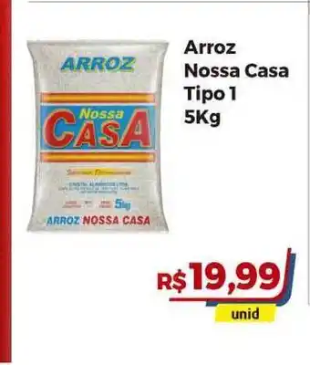 Hiper Moreira Arroz Nossa Casa Tipo 1 5kg oferta