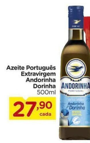 Carrefour Azeite Português Extravirgem Andorinha Dorinha 500ml oferta