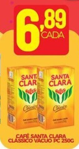 Fort Atacadista CAFÉ SANTA CLARA CLASSICO VACUO PC 250G oferta
