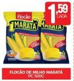Fort Atacadista FLOCÃO DE MILHO MARATÁ PC 500G oferta
