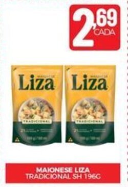 Fort Atacadista MAIONESE LIZA TRADICIONAL SH 196G oferta