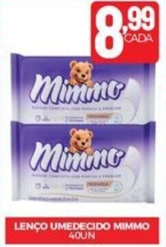 Fort Atacadista LENÇO UMEDECIDO MIMMO 40UN oferta