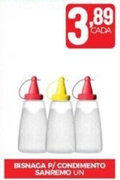 Fort Atacadista BISNAGA P/ CONDIMENTO SANREMO UN oferta