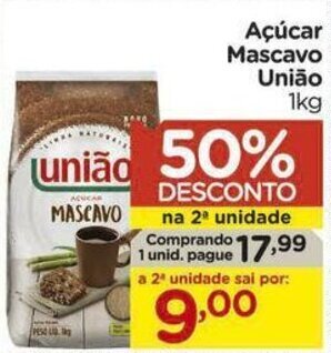 Carrefour Açúcar Mascavo União 1kg oferta