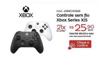 Ibyte Controle Sem Fio Xbox Series X S oferta