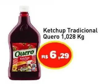 Tonin Superatacado Ketchup Tradicional Querro 1,028kg oferta