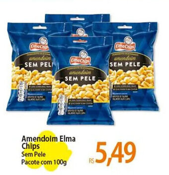 Atacadão Amendoim Elma Chips Sem Pele Pacote com 100g oferta