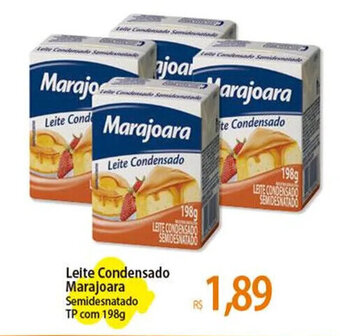 Atacadão Leite Condensado Marajoara Semidesnatado TP com 198g oferta