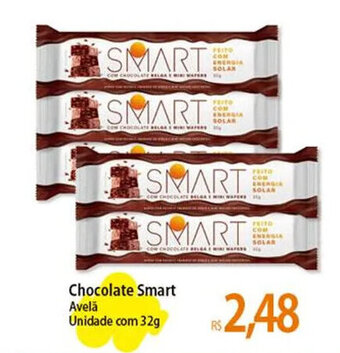 Atacadão Chocolate Smart Avelã Unidade com 32g oferta
