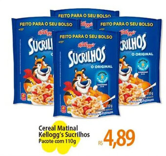 Atacadão Cereal Matinal Kellogg's Sucrilhos Pacote com 110g oferta
