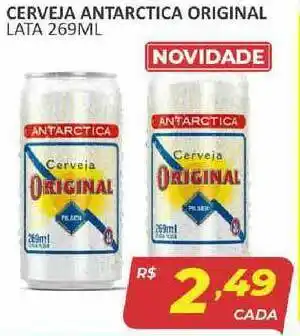 Verona Supermercados Cerveja Antarctica Original 269ml oferta