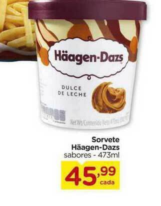 Carrefour Sorvete Häagen-dazs 473ml oferta