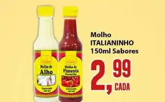 Molho Italianinho 150ml sabores