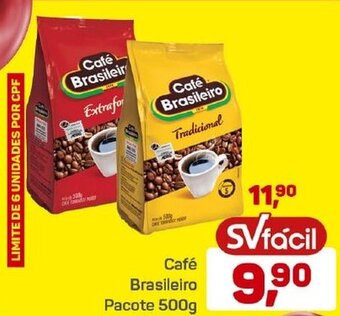 Café Brasileiro Pacote 500g