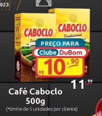 Dubom Supermercados Café Caboclo 500g oferta