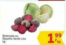 Tenda Atacado Beterraba ou repolho verde liso oferta