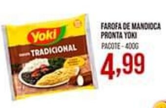 Decisão Atacarejo FAROFA DE MANDIOCA PRONTA YOKI PACOTE-400G oferta