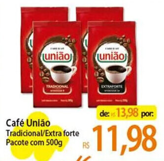 Atacadão Café União Tradicional/Extra forte Pacote com 500g oferta