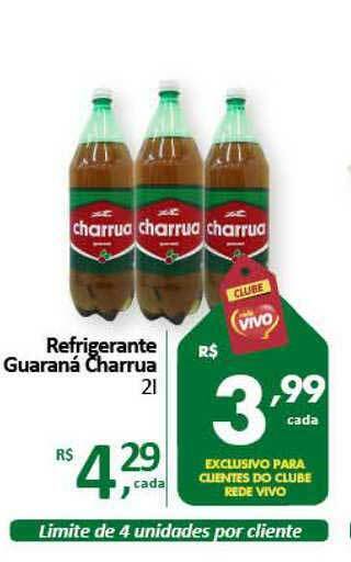 Refrigerante Guaraná Charrua 2L