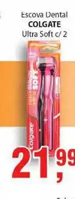 Supermercados Mundial Escova Dental Colgate Ultra Soft c/2 oferta