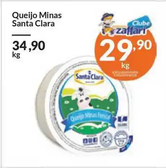 Zaffari Queijo Minas Santa Clara 1kg oferta