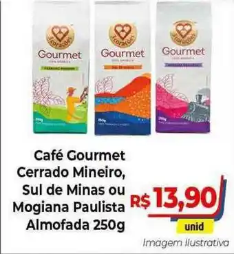 Hiper Moreira Café Gourmet Cerrado Mineiro Sul De Minas Ou Mogiana Paulista Almofada 250g oferta