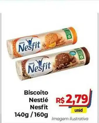Hiper Moreira Biscoito Nestlé Nesfit 140g/ 160g oferta