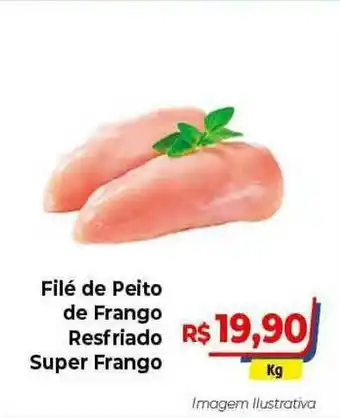 Filé De Peito De Frango Resfriado Super Frango 1kg