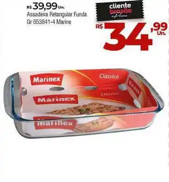 Assadeira Retangular Funda