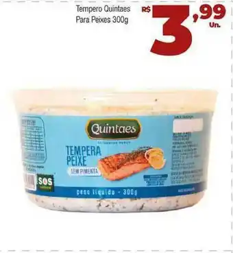 Tempero Quintaes Para Peixes 300g