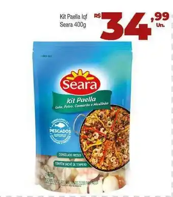 Brasão Supermercados Kit Paella Iqf Seara 400g oferta