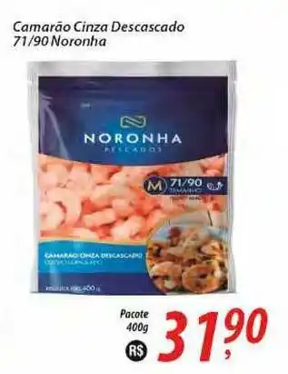 Camarão Cinza Descascado 71/90 Noronha 400g
