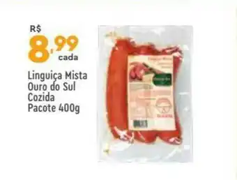 Supper Rissul Linguiça Mista Ouro Do Sul Cozida 400g oferta