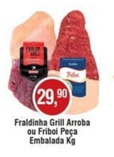 Royal Supermercados Fraldinha Grill Arroba ou Friboi Peça Embalada Kg oferta