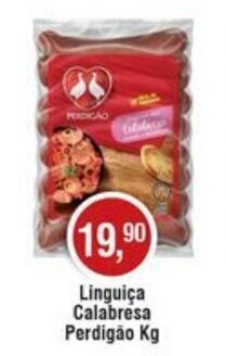 Royal Supermercados Linguiça Calabresa Perdigão Kg oferta