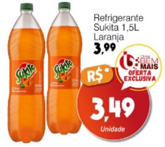 Supermercado Bem Barato Refrigerante Sukita 1,5L oferta
