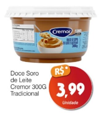Supermercado Bem Barato Doce Soro de Leite Cremor 300G Tradicional oferta