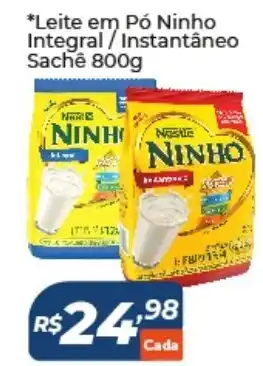 Atakarejo Leite em po Ninho Integral/ Instantaneao Sache 800g oferta