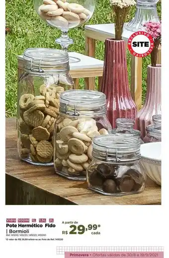 Pote Hermético Fido Bormioli