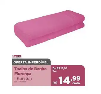 Le Biscuit Toalha De Banho Florença Karsten oferta