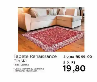 Tapete Renaissance Pérsia Téxtil J Serrano