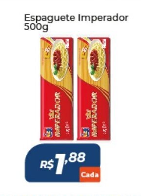 Atakarejo Espaguete Imperador 500g oferta