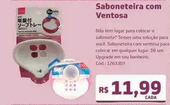 Saboneteira Com Ventosa