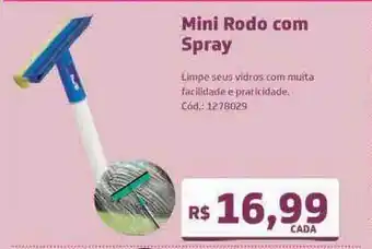 Mini Rodo Com Spray