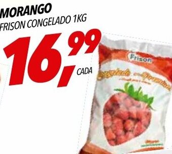 Frangolândia MORANGO FRISON CONGELADO 1KG oferta