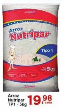 Rossi Supermercado Arroz Nutripar TP1-5kg oferta