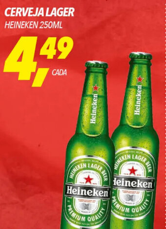 Frangolândia CERVEJA LAGER HEINEKEN 250ML oferta