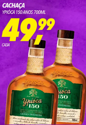 Frangolândia CACHAÇA YPIÓCA 150 ANOS 700ML oferta