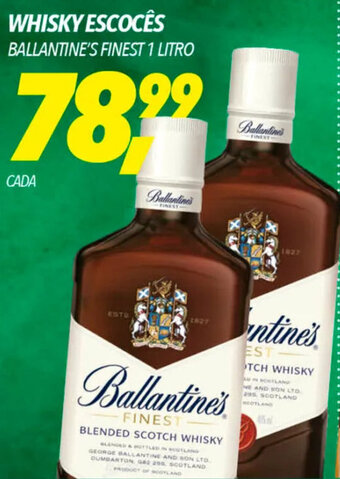 Frangolândia WHISKY ESCOCÊS BALLANTINE'S FINEST 1 LITRO oferta